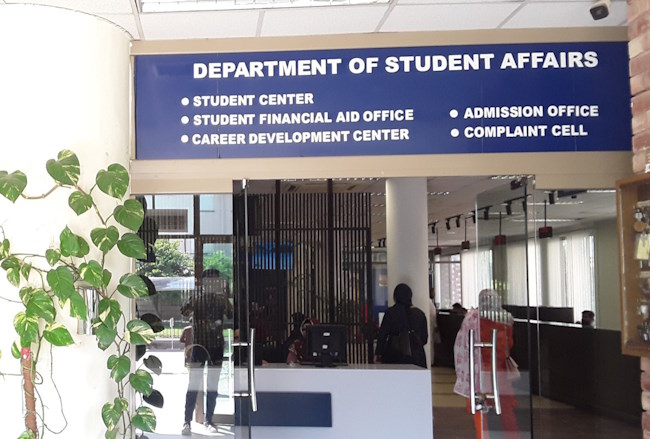 Student Affairs Department