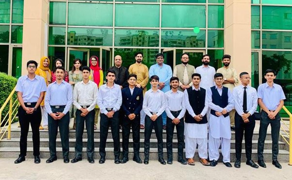 Cadets from Cadet College Hasan Abdal completed their internships at the Department of Biosciences